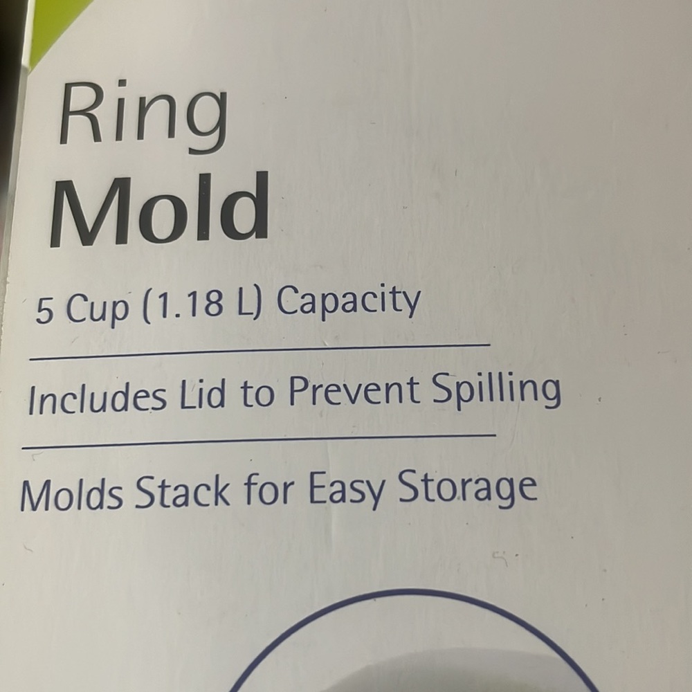 NWOT PROGRESSIVE RING MOLD, STILL IN ORIGINAL BOX.  DISHWASHER SAFE ON TOP RACK… - Picture 4 of 7